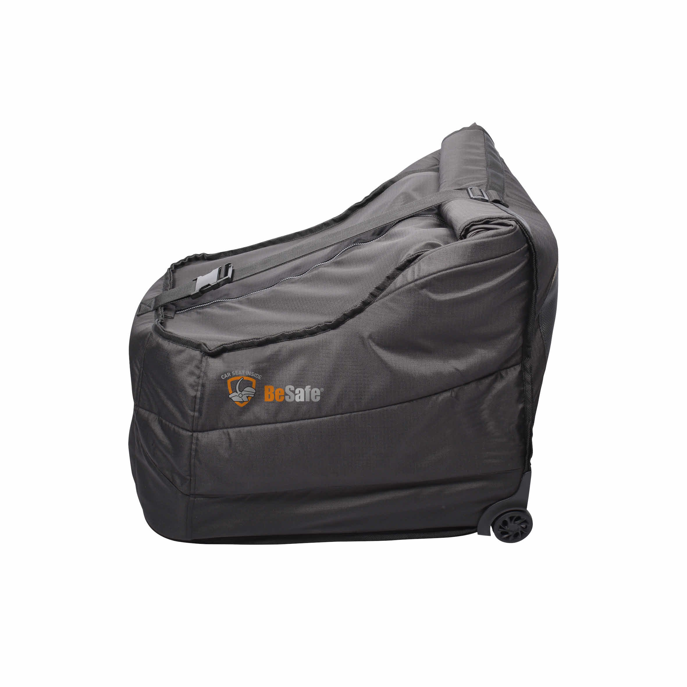 The BeSafe Transport Protection Bag makes it possible to bring your car seat with you as luggage. Specifically designed for child car seats with gene BeSafe